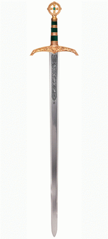 ESPADA ROBIN HOOD ORO-GRABADO PROFUNDO